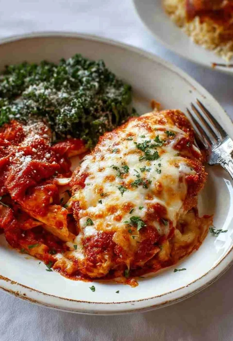 Best Chicken Parmesan Recipe At Home Easy House Favorite Chicken Parmesan Low Carb Chicken Parmesan Recipe Gluten Free Chi...
