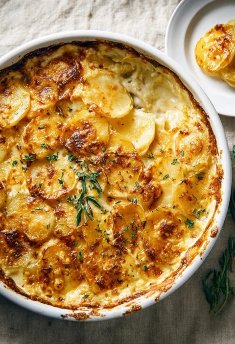 Best Creamy Scalloped Potatoes Recipe Easy Golden Scalloped Potatoes Guide Thanksgiving Scalloped Potatoes How-to Make-ahe...