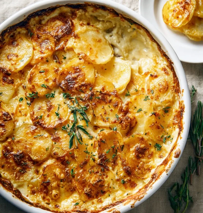 Best Creamy Scalloped Potatoes Recipe Easy Golden Scalloped Potatoes Guide Thanksgiving Scalloped Potatoes How-to Make-ahe...