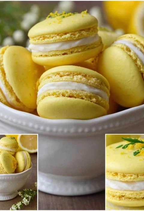 Best Lemon Macaron Recipe Lemon Macaron Filling Ideas Elegant Desserts For Parties How To Make Zesty Lemon Macarons Gourme...