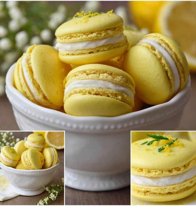 Best Lemon Macaron Recipe Lemon Macaron Filling Ideas Elegant Desserts For Parties How To Make Zesty Lemon Macarons Gourme...