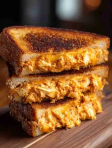 Buffalo Chicken Grilled Cheese