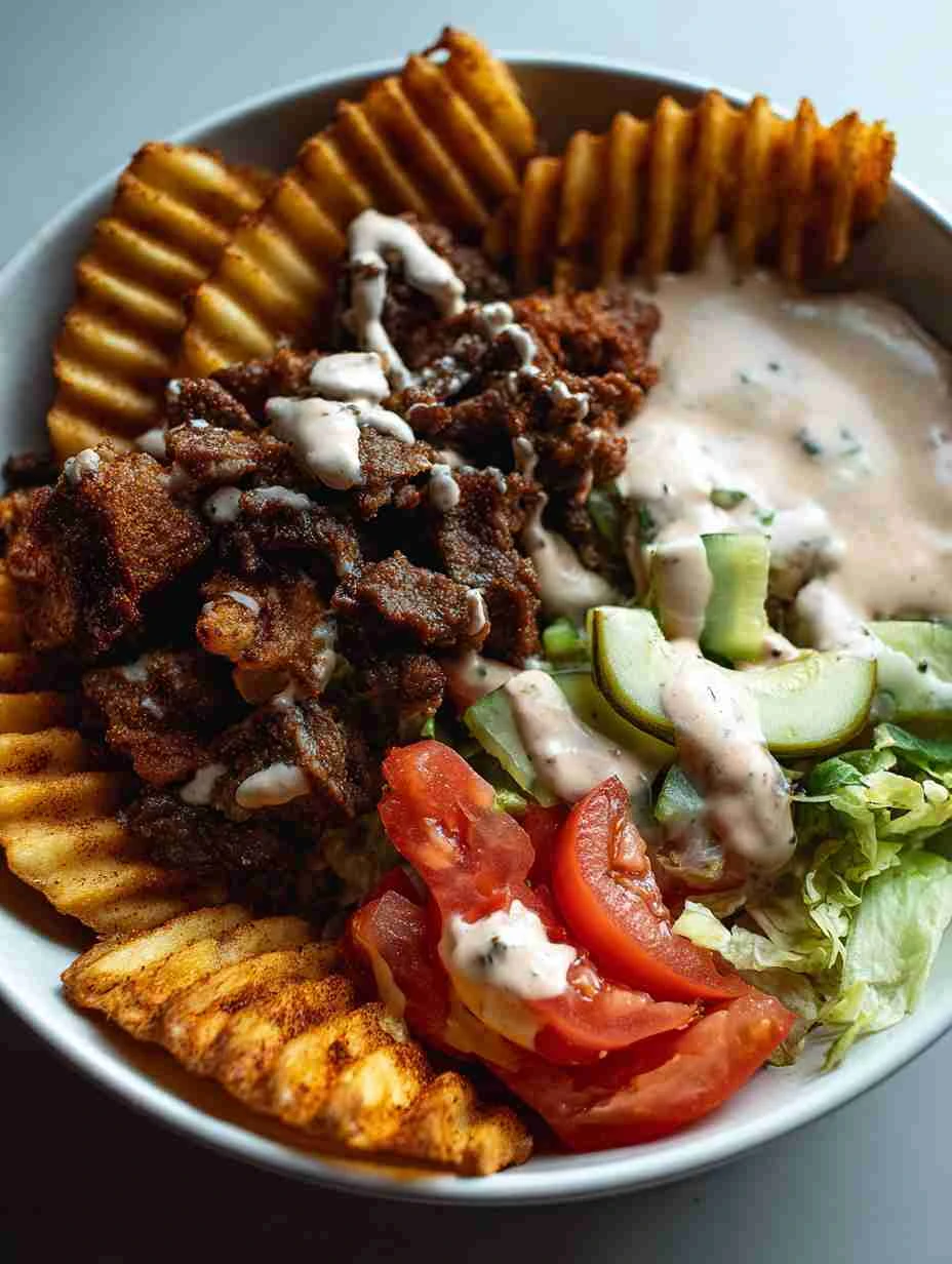Burger Bowls With House Sauce Recipe Homemade Ranch Fries And Burger Bowl Low Carb Burger Bowl With Ranch Fries Gluten-fre...
