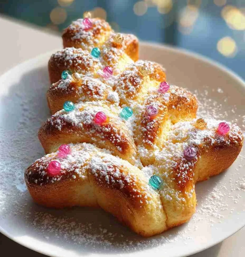 Christmas Tree Bread Recipe Easy How To Make Christmas Tree Bread Christmas Bread Shapes Tutorial Holiday Bread Baking Gui...