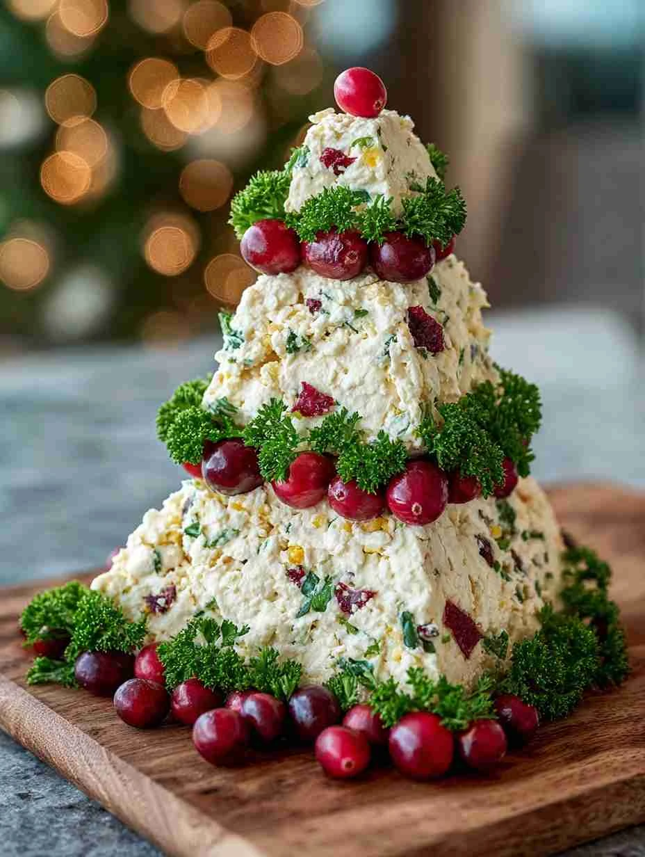 Christmas Tree Cheese Ball Recipe Festive Cheese Ball Ideas For Christmas How To Make A Christmas Tree Cheese Ball Christm...