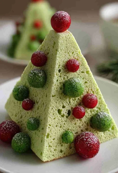 Christmas Tree Cheesecake Recipe Easy Christmas Tree Cheesecake Festive Tree Cheesecake Tutorial Holiday Cheesecake Design...