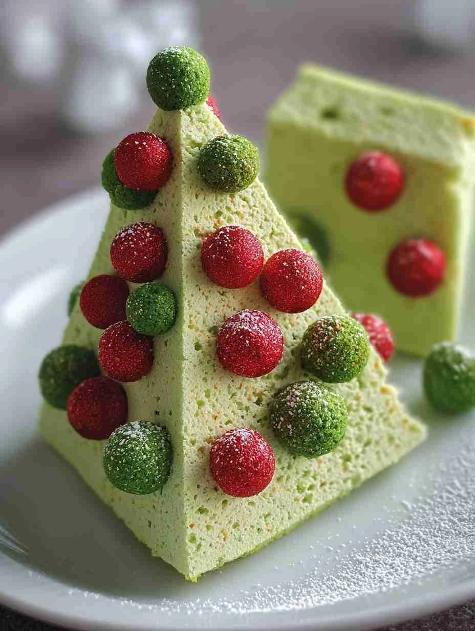 Christmas Tree Cheesecake Recipe Easy Christmas Tree Cheesecake Festive Tree Cheesecake Tutorial Holiday Cheesecake Design...