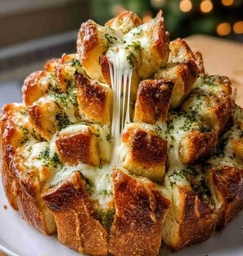 Christmas Tree Pull Apart Bread Recipe Festive Pull Apart Bread Ideas Christmas Tree Bread With Festive Flavors Best Chris...