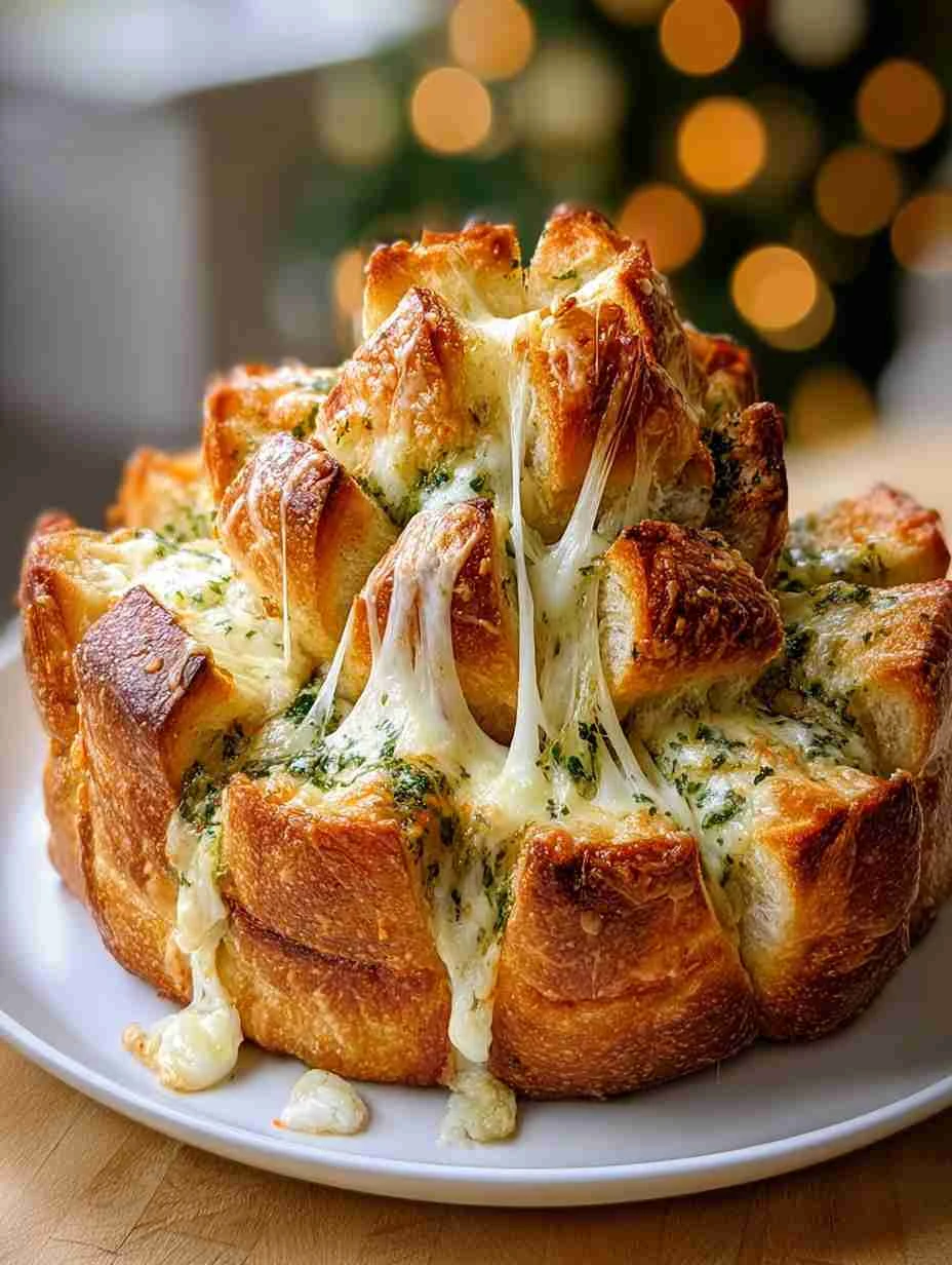 Christmas Tree Pull Apart Bread Recipe Festive Pull Apart Bread Ideas Christmas Tree Bread With Festive Flavors Best Chris...