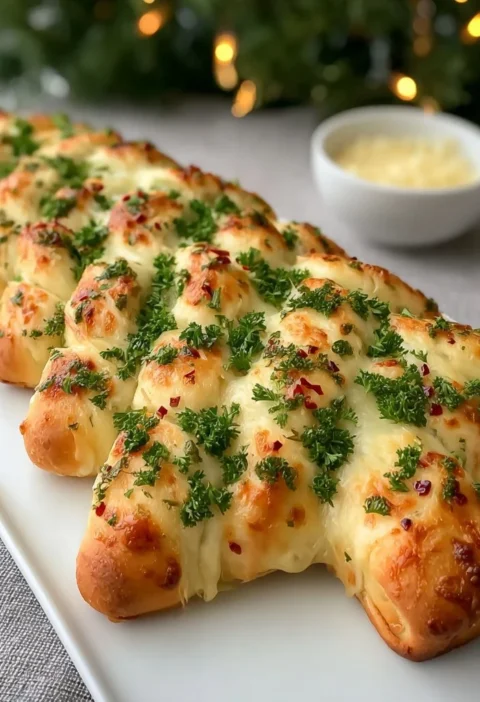 Christmas Tree Pull Apart Bread Recipe Easy Christmas Tree Bread Tutorial How To Make Christmas Tree Pull Apart Bread Best...