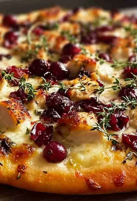 Cranberry Chicken Brie Pizza Recipe Best Cranberry Chicken Pizza Near Me How To Make Cranberry Chicken Pizza Cranberry Chi...