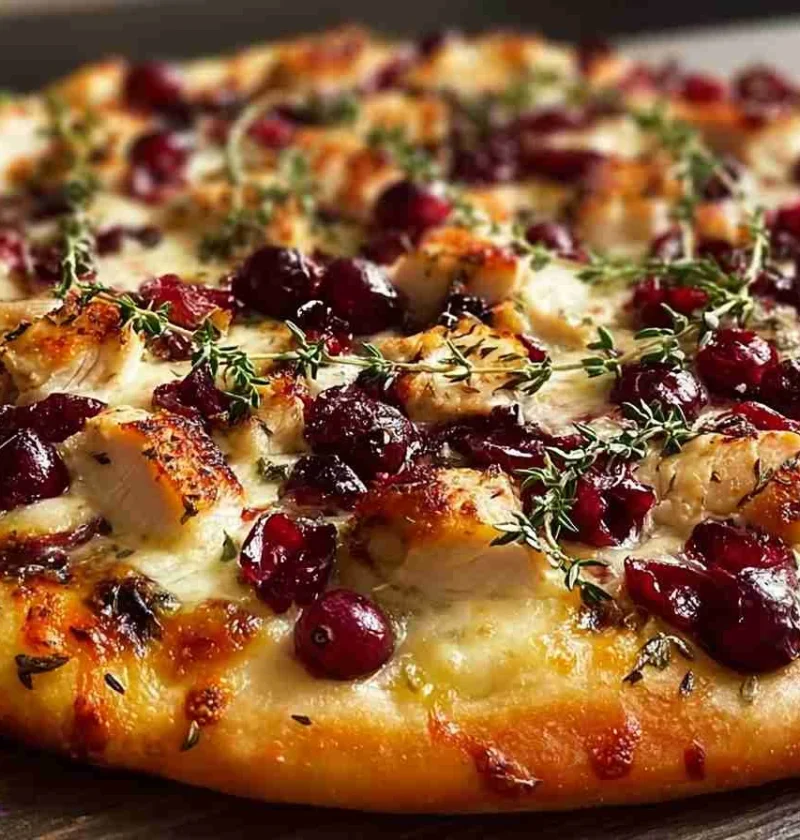 Cranberry Chicken Brie Pizza Recipe Best Cranberry Chicken Pizza Near Me How To Make Cranberry Chicken Pizza Cranberry Chi...