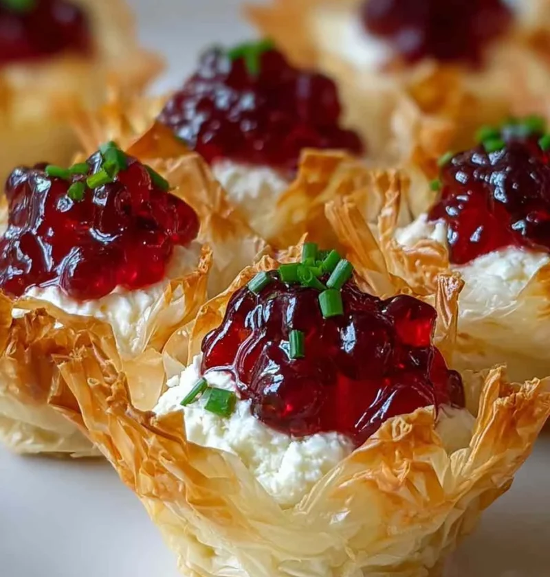 Cranberry Hot Pepper Jelly Appetizers Cream Cheese And Hot Pepper Jelly Cups Cranberry Jelly Cream Cheese Bites Spicy Cran...