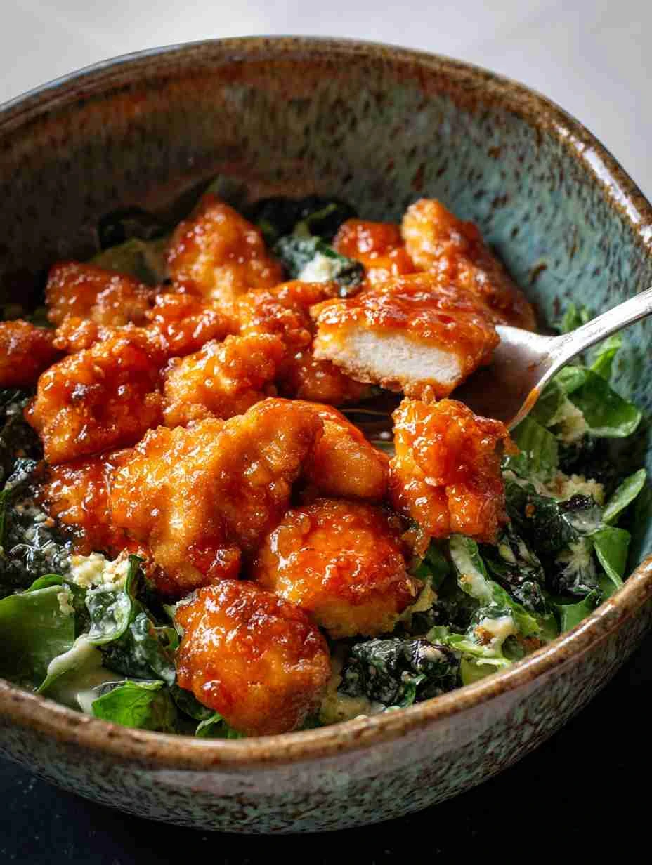 Crispy Buffalo Tofu Recipe Best Buffalo Tofu Caesar Salad Vegan Buffalo Tofu Salad Ideas How To Make Crispy Buffalo Tofu L...