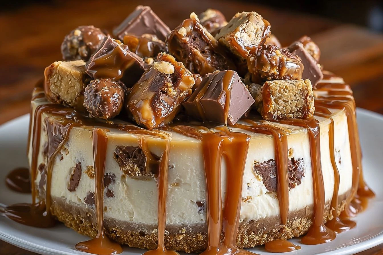 Decadent Twix Caramel Cheesecake Recipe Best Twix Caramel Cheesecake Ideas Easy Twix Cheesecake Recipe Guide Homemade Twix...