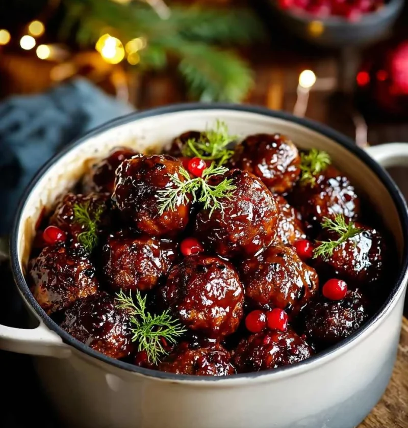 Easy Christmas Meatball Recipes Best Meatballs For Holiday Parties Festive Meatball Appetizers Christmas Gluten-free Chris...