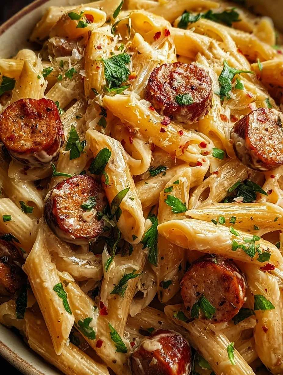 Creamy Cajun Beef Sausage Pasta: Quick Weeknight Meal