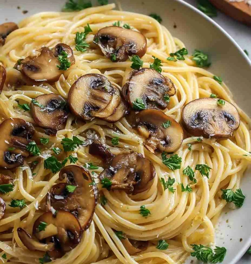 Easy Garlic Mushroom Pasta Recipe Creamy Garlic Mushroom Pasta Tutorial Homemade Garlic Mushroom Pasta Guide Best Garlic M...