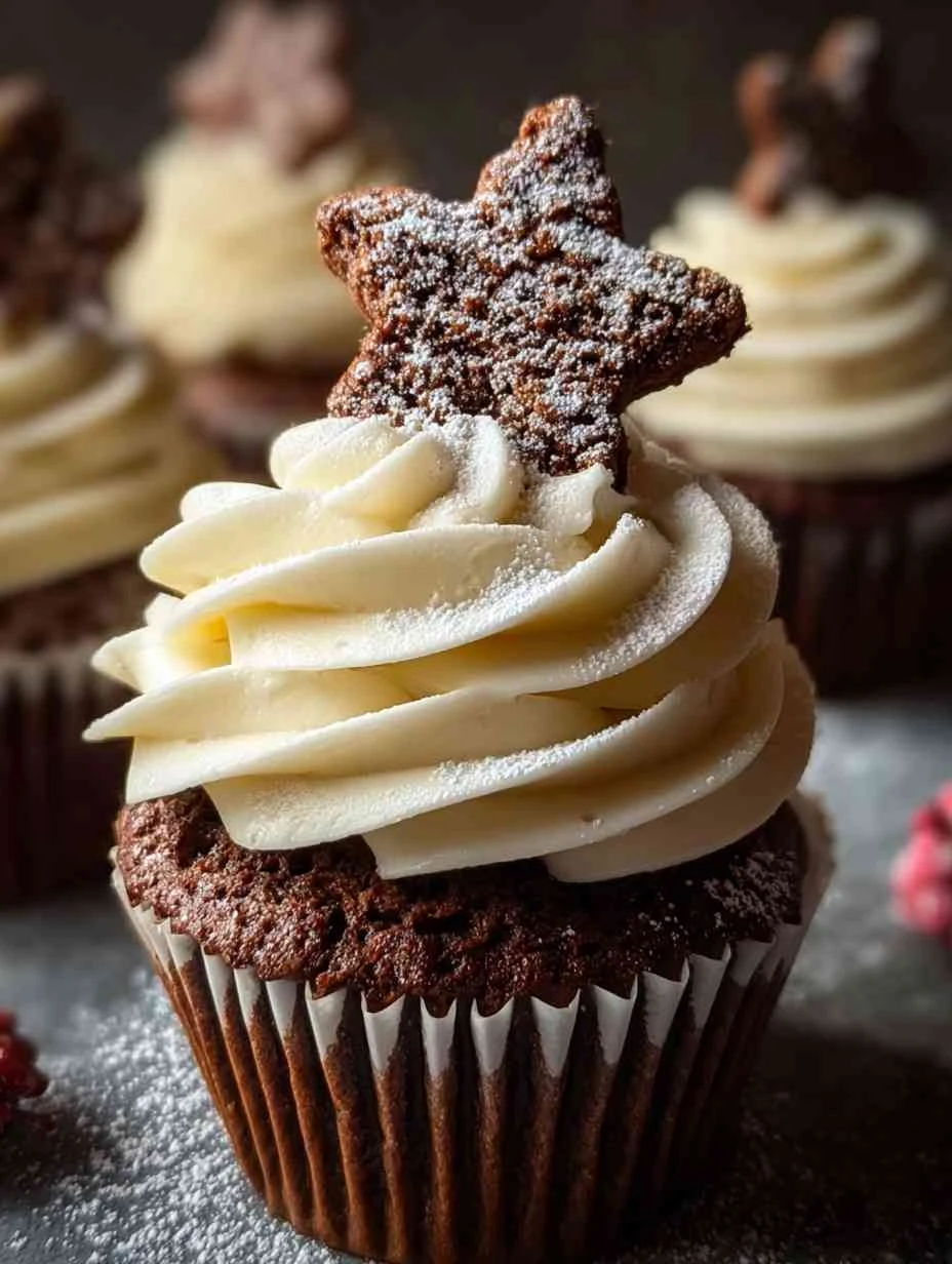 Easy Gingerbread Cupcakes Recipe Homemade Cream Cheese Frosting For Cupcakes Best Gingerbread Cupcake Recipe How To Make G...
