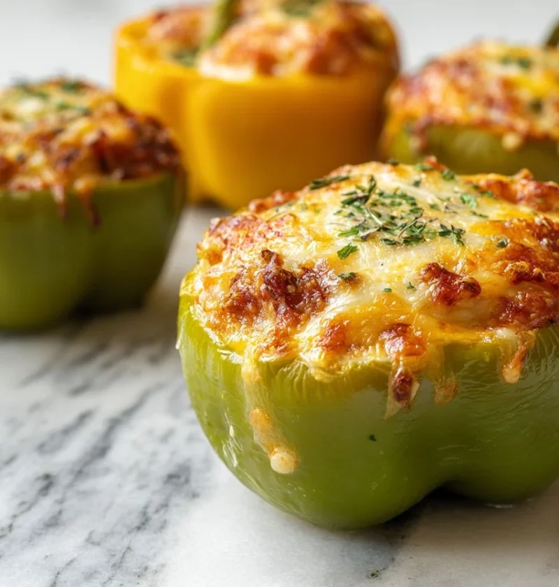 Easy Healthy Stuffed Bell Peppers Recipe Low Carb Stuffed Bell Peppers Tutorial Quick Vegan Stuffed Bell Peppers Guide Glu...