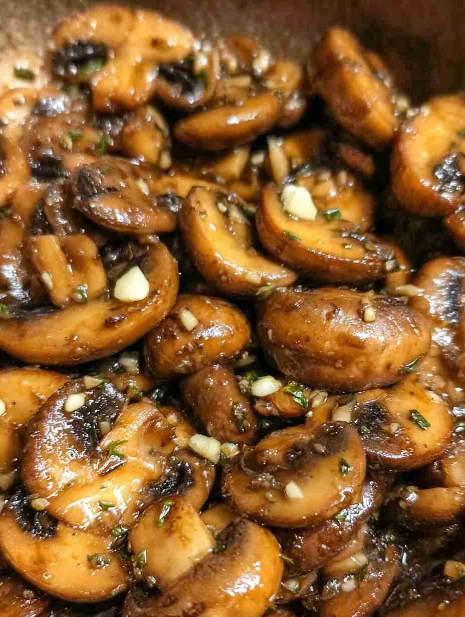 how to prepare quick holiday side dishes : Herbed Mushrooms with White Wine
