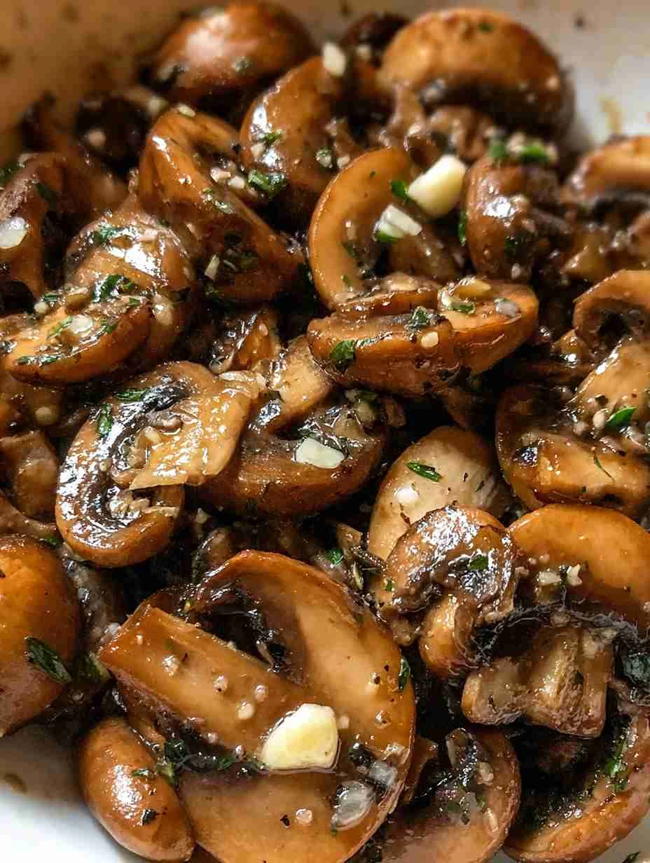 Easy Herbed Mushrooms Recipe Quick White Wine Mushrooms Side Dish Best Holiday Side Dishes With Mushrooms How To Cook Mush...