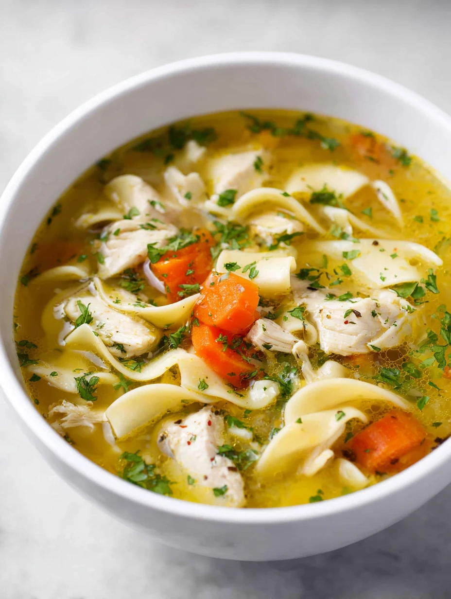 how to cook chicken noodle soup from scratch