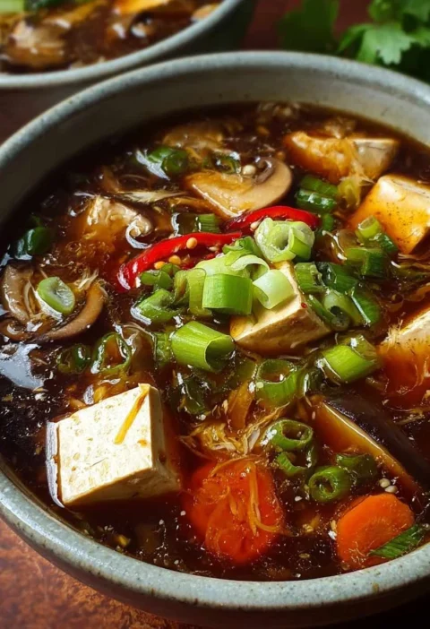 Easy Hot And Sour Soup Recipe Homemade Spicy Soup Quick Recipe Best Spicy And Sour Soup Ingredients Quick Hot Sour Soup Co...