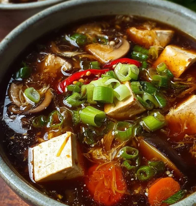Easy Hot And Sour Soup Recipe Homemade Spicy Soup Quick Recipe Best Spicy And Sour Soup Ingredients Quick Hot Sour Soup Co...