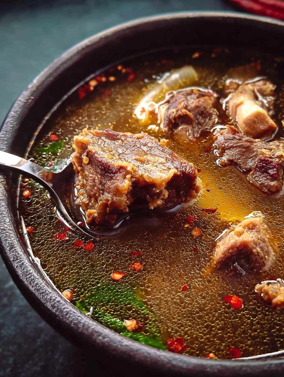 Healthy & Flavorful Indian Mutton Bone Broth Soup Recipe