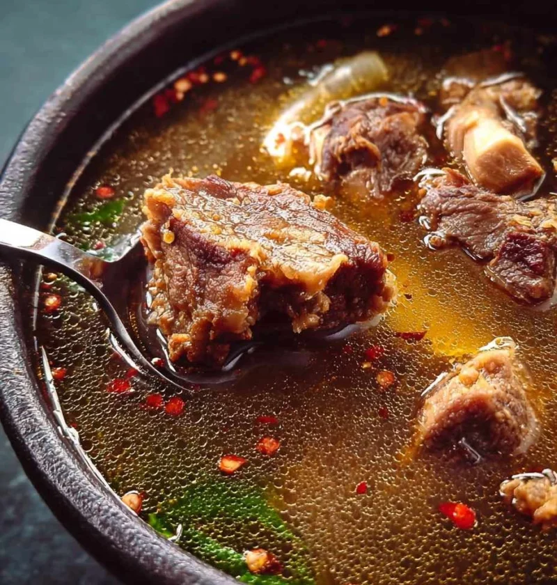 Easy Indian Mutton Bone Broth Soup Recipe Homemade Mutton Bone Broth Benefits How To Make Spicy Mutton Broth Indian Style ...