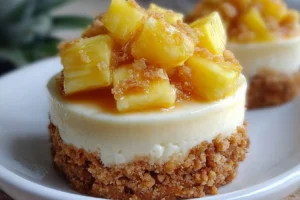 Mini Pineapple Condensed Coconut Milk Cheesecakes Recipe – Easy Tropical Dessert
