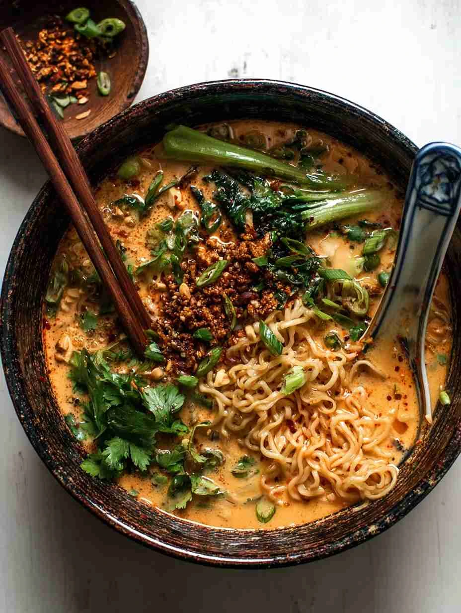 Miso Peanut Ramen Bowls