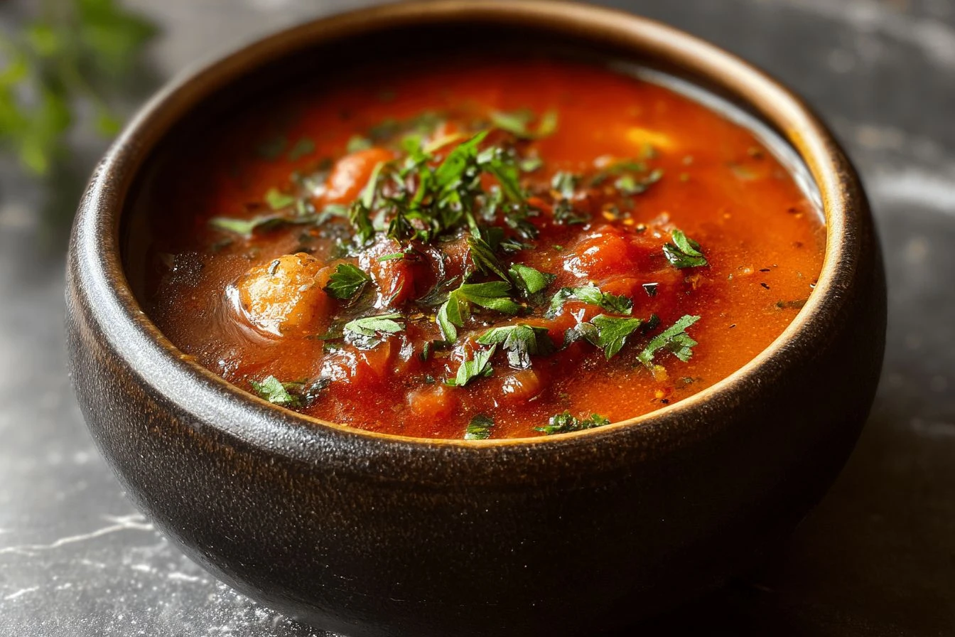 Simple Delicious Roasted Tomato Soup