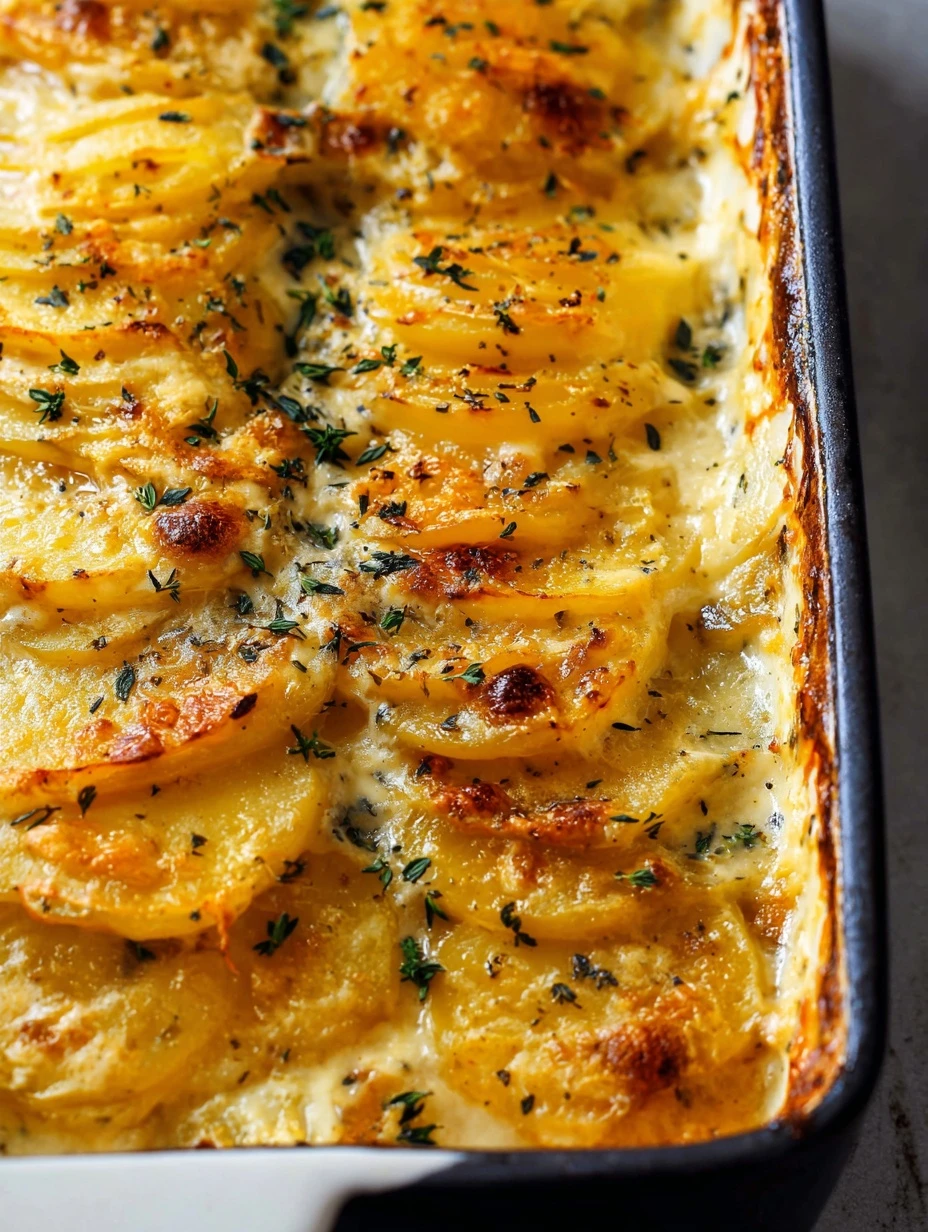 Easy Scalloped Potatoes Recipe Homemade Scalloped Potatoes With Cheese Best Scalloped Potatoes For Holidays Gluten-free Sc...