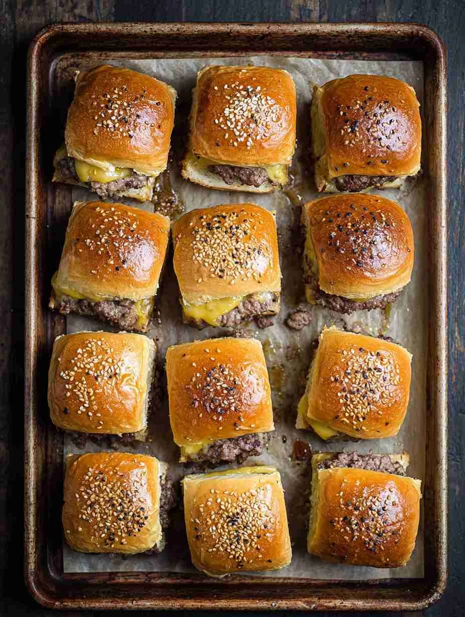 Easy Sheetpan Burger Sliders Recipe Sheetpan Turkey Burger Sliders Best Cheese For Sheetpan Sliders Healthy Sheetpan Burge...