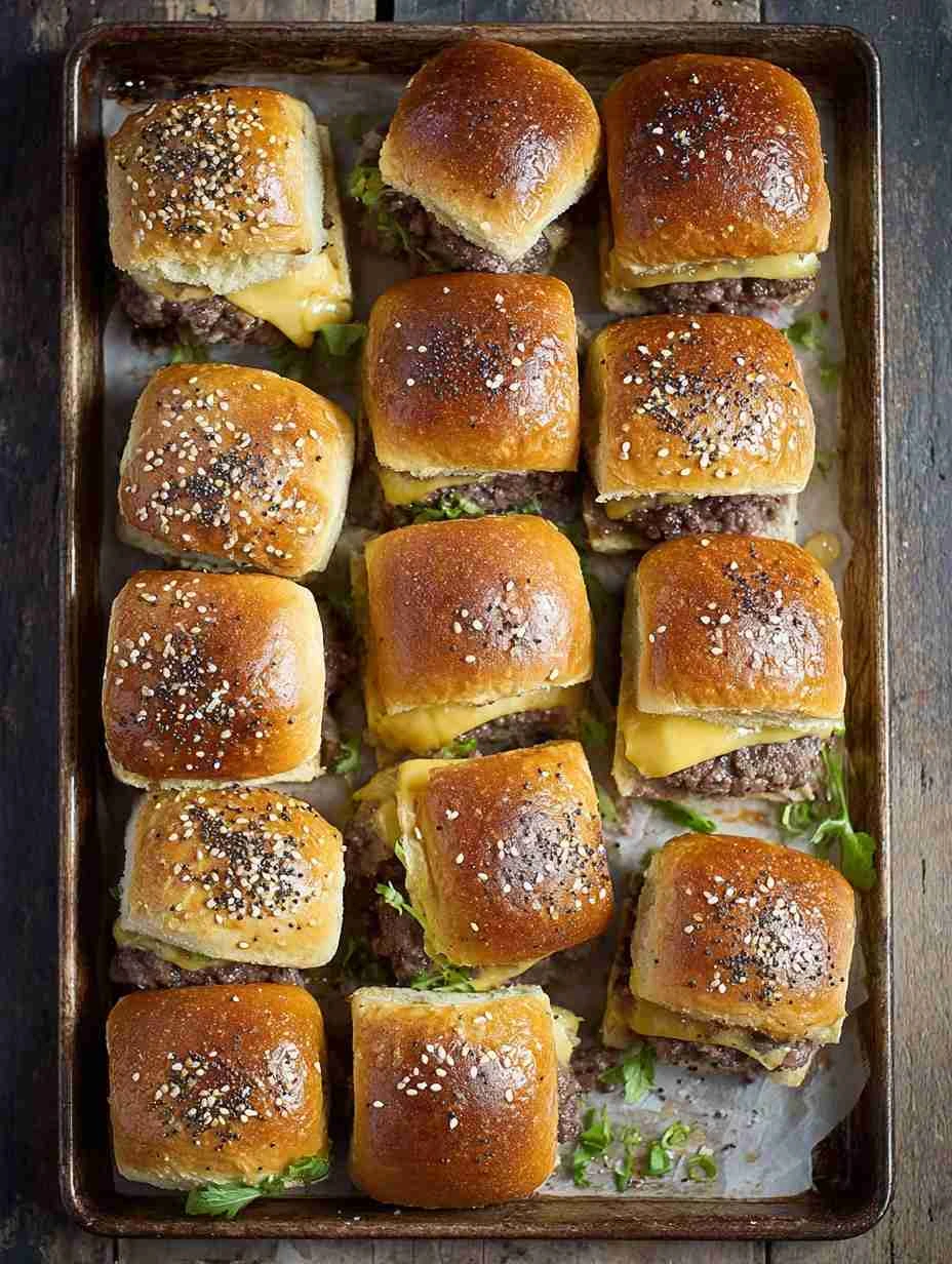 Easy Sheetpan Burger Sliders Recipe Sheetpan Turkey Burger Sliders Best Cheese For Sheetpan Sliders Healthy Sheetpan Burge...