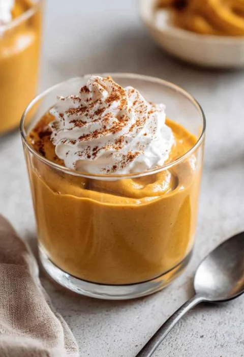 Easy Vegan Pumpkin Pudding Recipe Quick 15 Minute Pumpkin Dessert Low-calorie Vegan Pumpkin Pudding Gluten-free Vegan Pump...