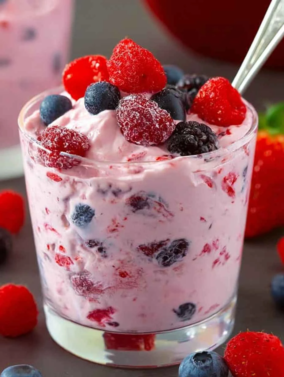 Strawberries and Berries Dessert