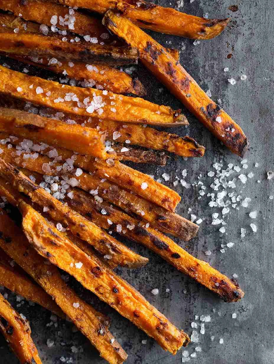 Healthy Baked Sweet Potato Fries Recipe Crispy Baked Sweet Potato Fries Best Spices For Sweet Potato Fries Easy Oven-baked...