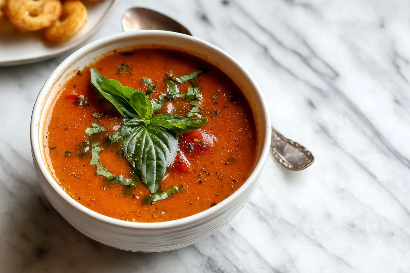 Heavenly Roasted Tomato Basil Soup for Cozy Evenings