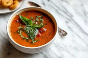 Heavenly Roasted Tomato Basil Soup for Cozy Evenings