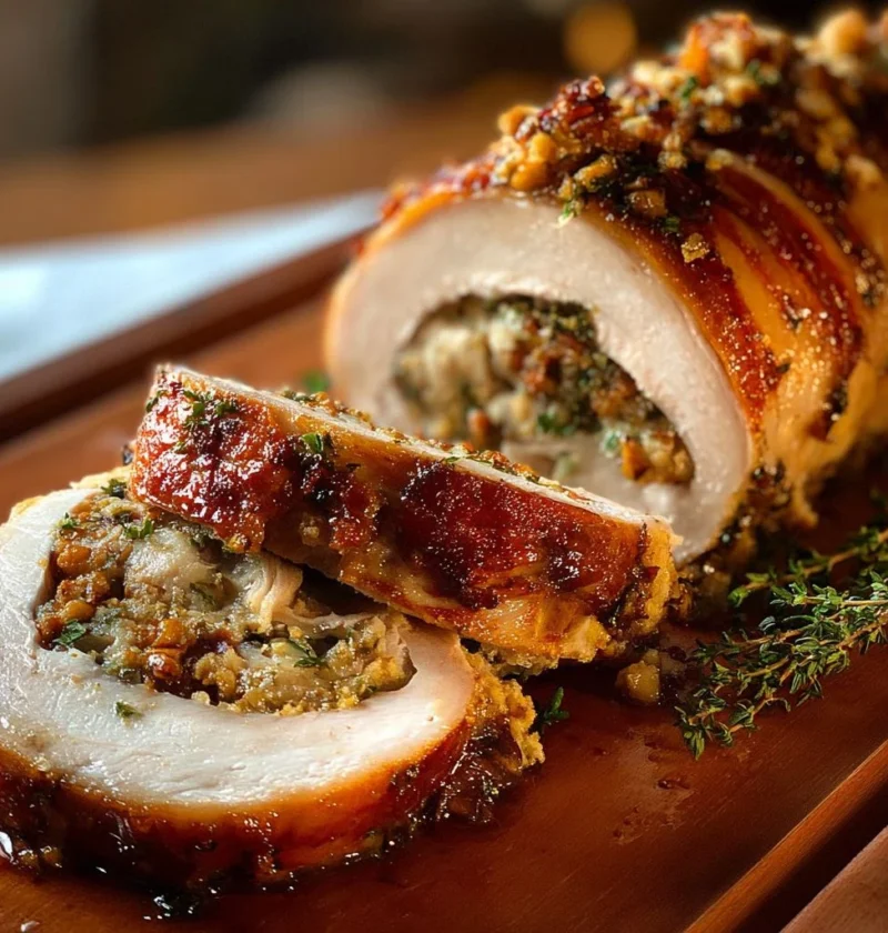 Juicy Turkey Roulade Recipe For 8 Best Thanksgiving Turkey Roulade Ideas How To Make Juicy Turkey Roulade Easy Turkey Roul...