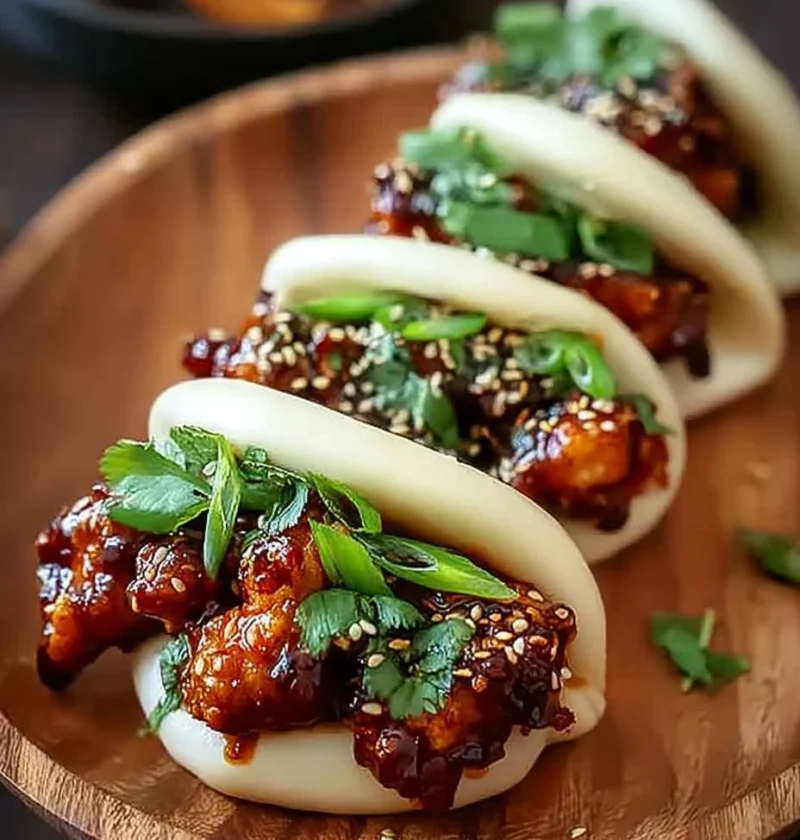 Korean Chicken Bao Bun Recipe Easy Best Korean Bao Bun Filling Ideas How To Make Spicy Korean Bao Buns Korean Bao Bun Stre...