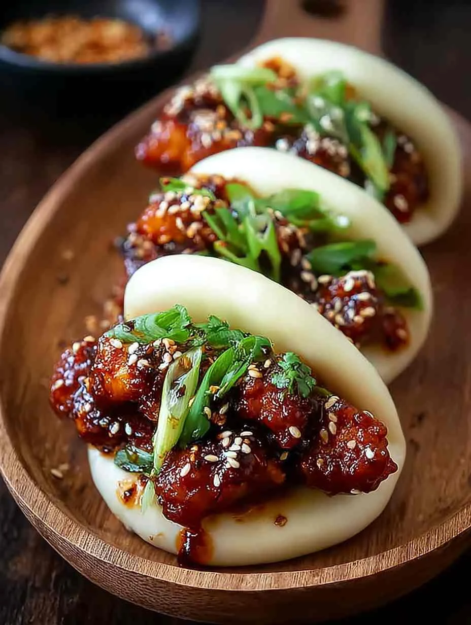 Korean Chicken Bao Bun Recipe Easy Best Korean Bao Bun Filling Ideas How To Make Spicy Korean Bao Buns Korean Bao Bun Stre...