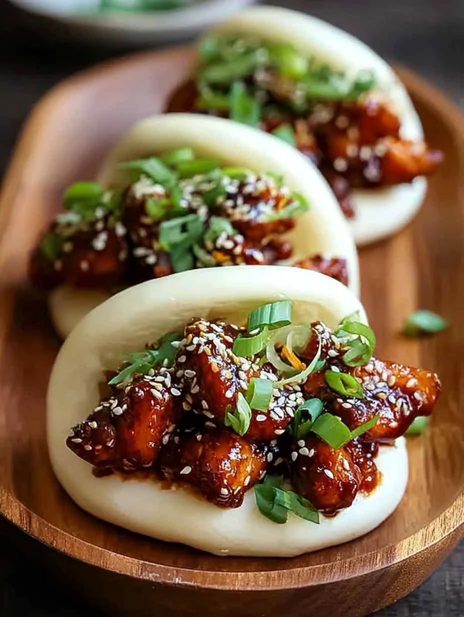 Korean Chicken Bao Bun Recipe Easy Best Korean Bao Bun Filling Ideas How To Make Spicy Korean Bao Buns Korean Bao Bun Stre...
