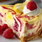 Heavenly Lemon Raspberry Meringue Cheesecake – Creamy & Fruity Dessert