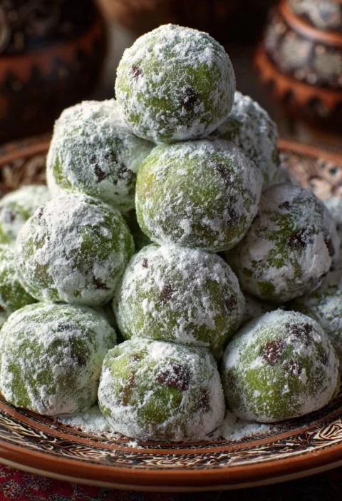 Mint Chocolate Chip Snowball Cookies Recipe Best Mint Chocolate Chip Cookies Easy Mint Chocolate Chip Snowball Cookies Hom...