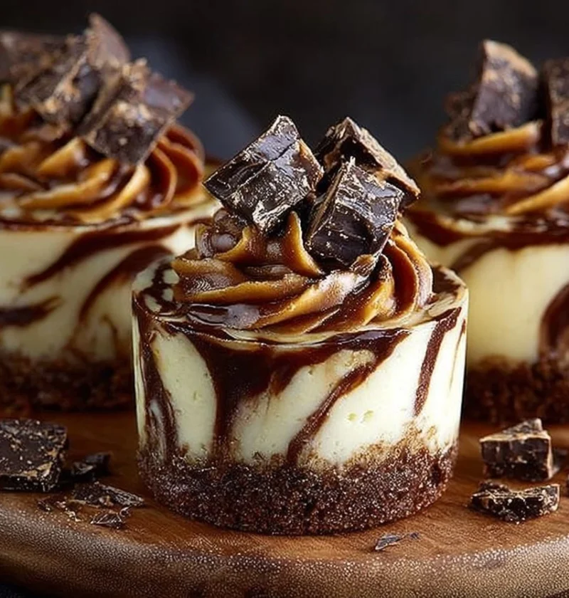 Mocha Marble Mini Cheesecake Recipe Easy Mocha Marble Cheesecake Coffee Chocolate Mini Cheesecake Creamy Mocha Cheesecake ...