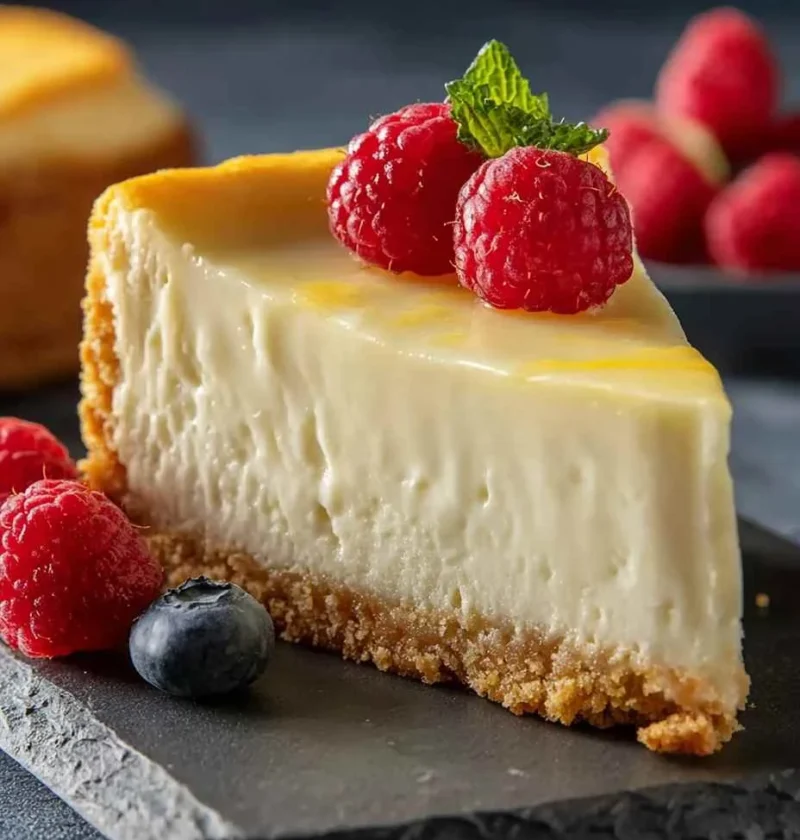 New York Style Cheesecake Recipe Easy Best Homemade New York Cheesecake 7-step New York Cheesecake Guide Creamy New York C...